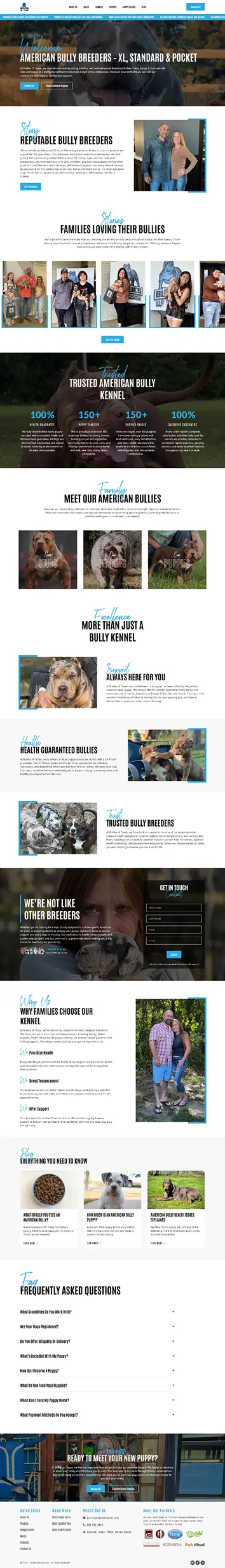 Swole House Bullies website preview