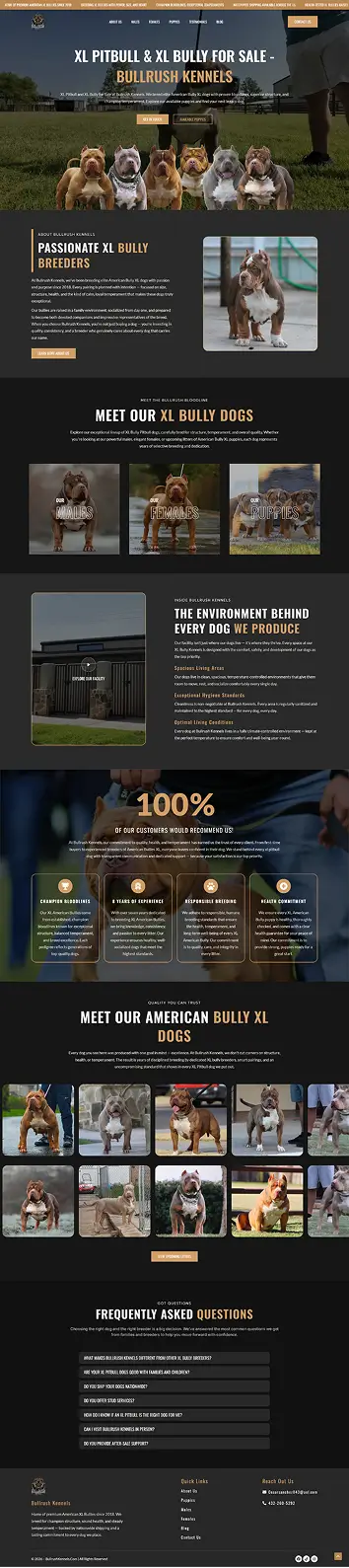 Swole House Bullies website preview